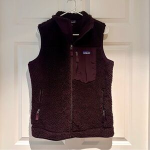 Patagonia purple fleece vest